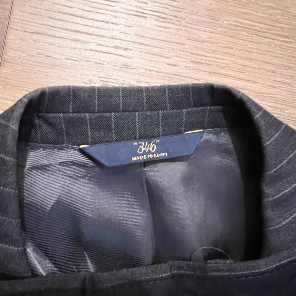 Brooks Brothers 346 Charcoal Gray Pinstriped Suit - Picture 8 of 8